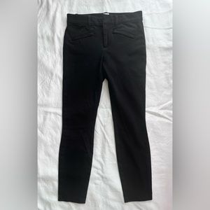 GAP BI-STRETCH SKINNY ANKLE PANTS (SIZE 00 / BLACK)